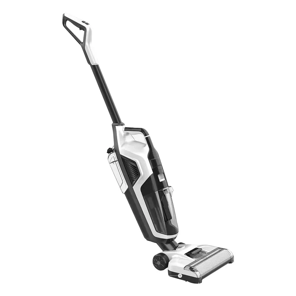 Беспроводная съемная голосовые подсказки батарея моющий пылесос для сухой и влажной уборки со светодиодной