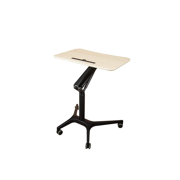 Wholesale Modern Design Single Leg Height Adjustable Table Movable Lifting Office Computer Desk