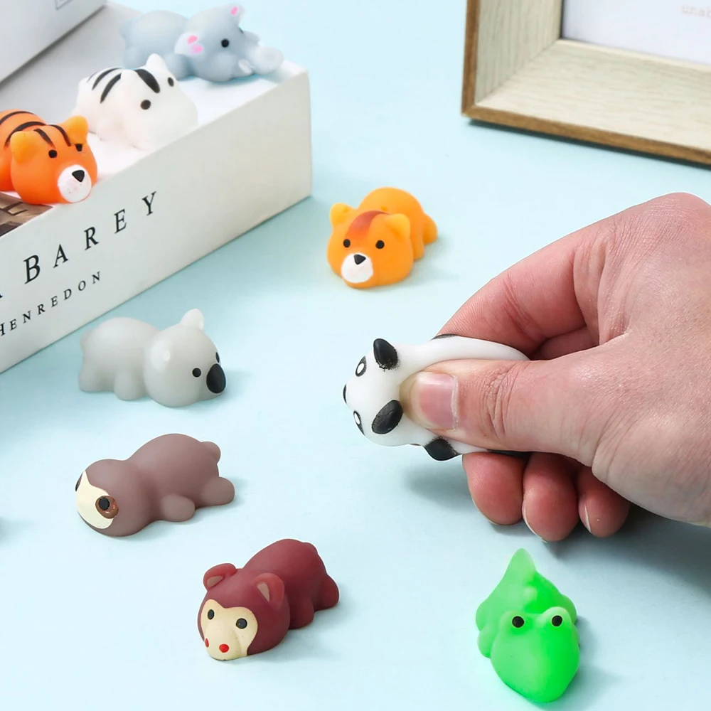 JinYing Lovely 20 Styles TPR Stress Relief Squishy Squeeze Toy Soft Animal New TPR Toys for Kids