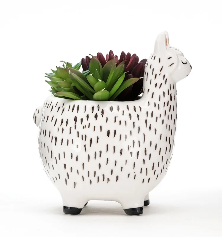 Best selling animal flower pots succulent plant pot customized plant propagation planter ceramic planter