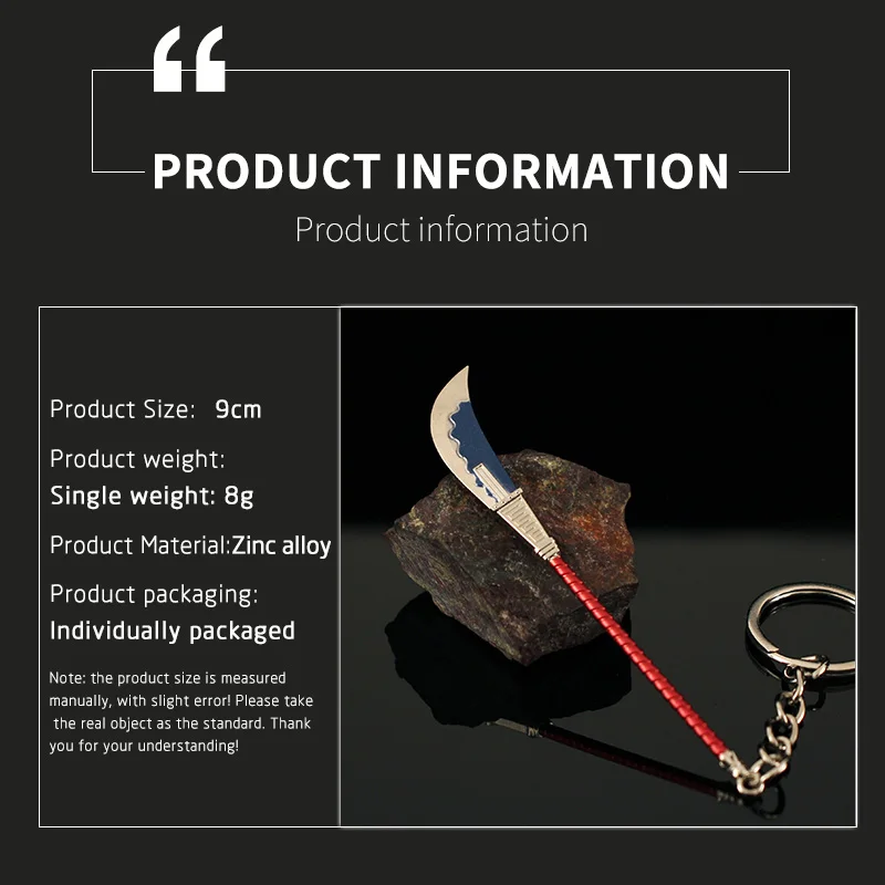 Wholesale Custom 9cm Cheap Sword Weapons Cosplay Demon Slayer Anime Swords Katana