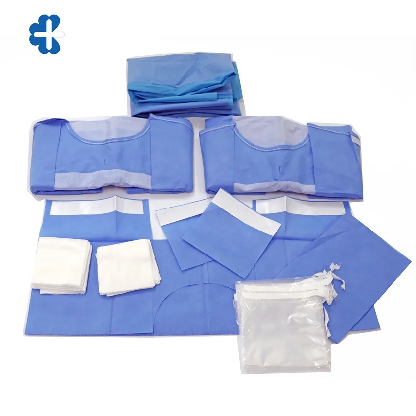 Chinese Manufacturer Suning  Disposable Medical Sterile Surgical Kit Oral Operation Dental Pack Drape