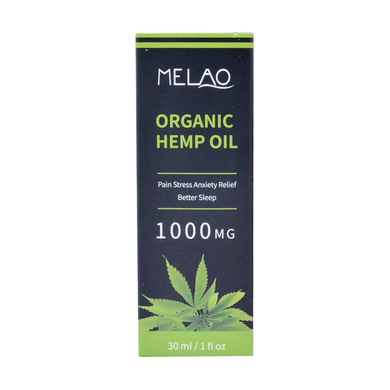 MELAO натуральный чистый 100% органический 1 унция лучшая оптовая продажа деревянная белая этикетка OEM масло семян конопли холодный