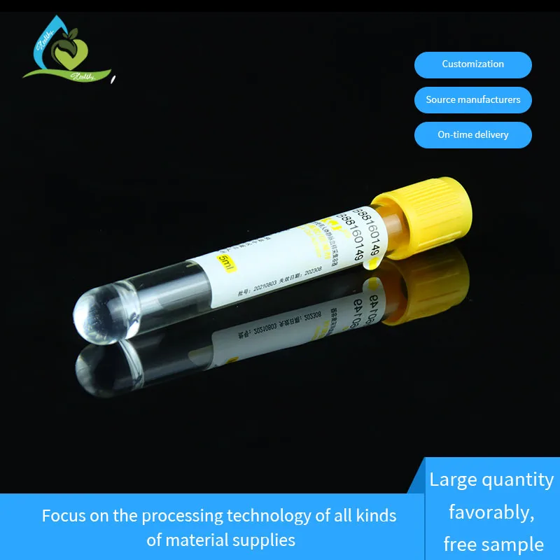 Disposable Plastic Vacuum Blood Collection Tube Medical Blood Test Tube