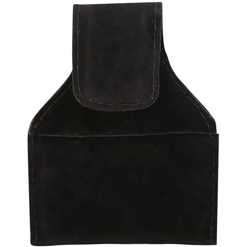 Professional Pool Gym Chalk Pouch Pu Leather Cue Chalk Holder Pouch Bag For Billiards