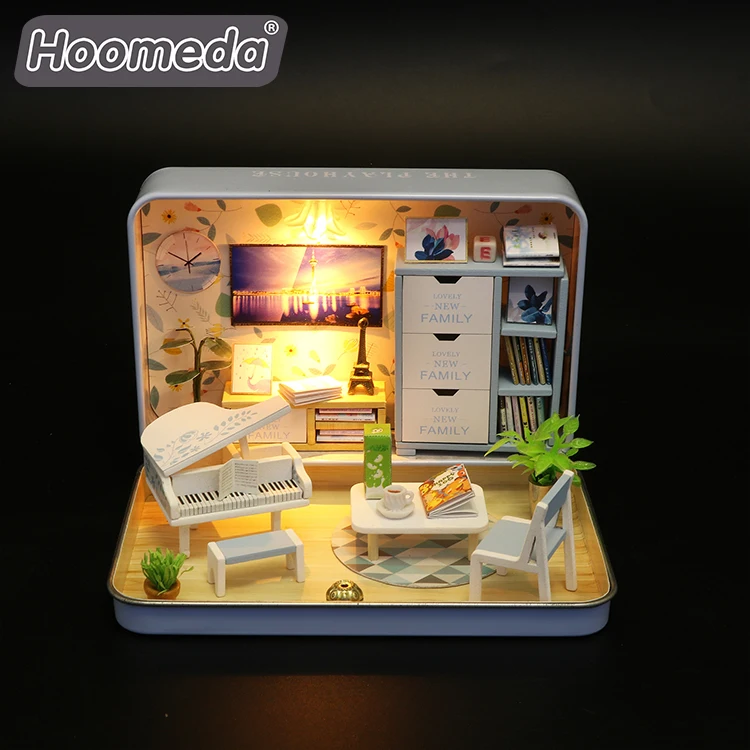 Hongda most selling product 2023 surprise gift items diy craft wooden diy kits for adults