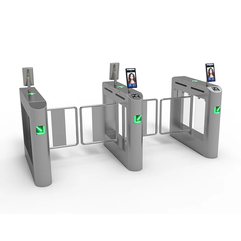 Factory directly sell durable stand swing turnstile barrier gate security speed pass small swing turnstile for check out counter