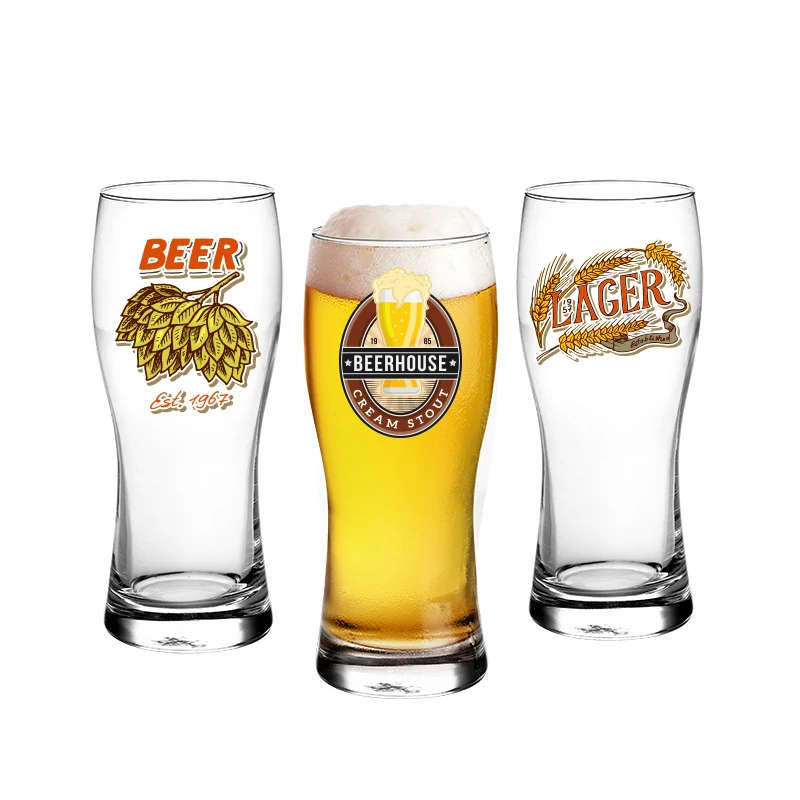 18oz High Quality Pilsner Beer Glass Cup/Highball Glasses
