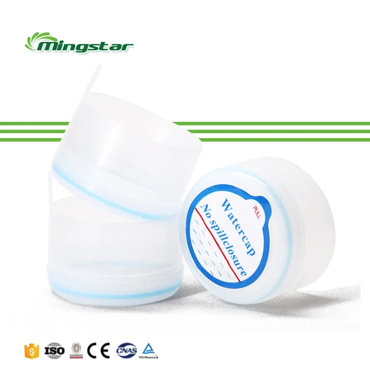 Non-Spill 18.9L/19L/20L/5 Gallon Water Plastic Bottle Smart Lids Press Cap Cover 55 mm Bottle Cap