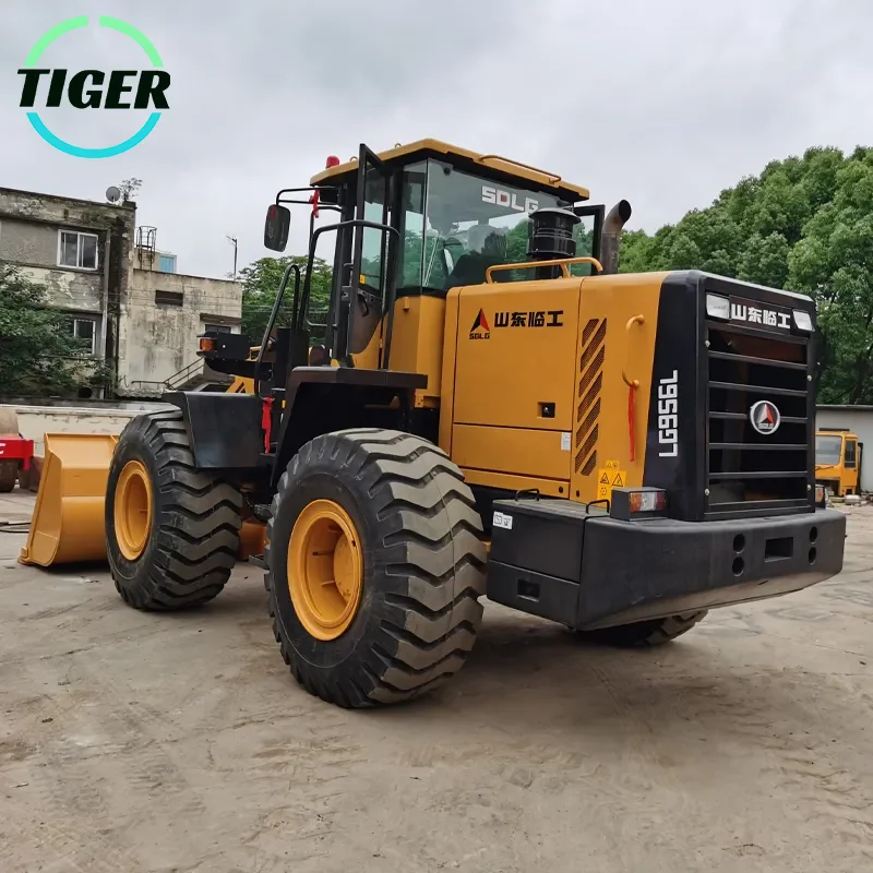 Sdlg Lg956l 956 Подержанный SDLG колесный погрузчик б/у 5 Тонн Lg956