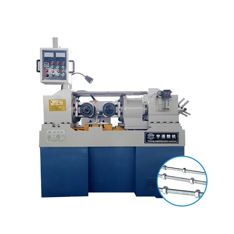 
Manufacturer Price Hydraulic Manual Rebar Bar Thread Rolling Machine 