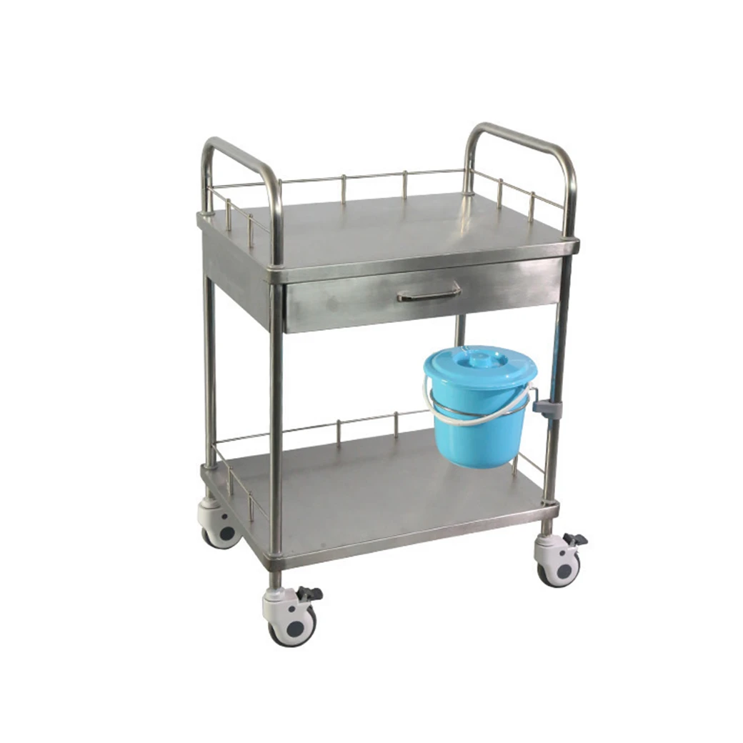 Modern Hospital ABS Plastic Emergency Medicine Medical Cart Crash Anesthesia Trolley For Clinic Use Treatment