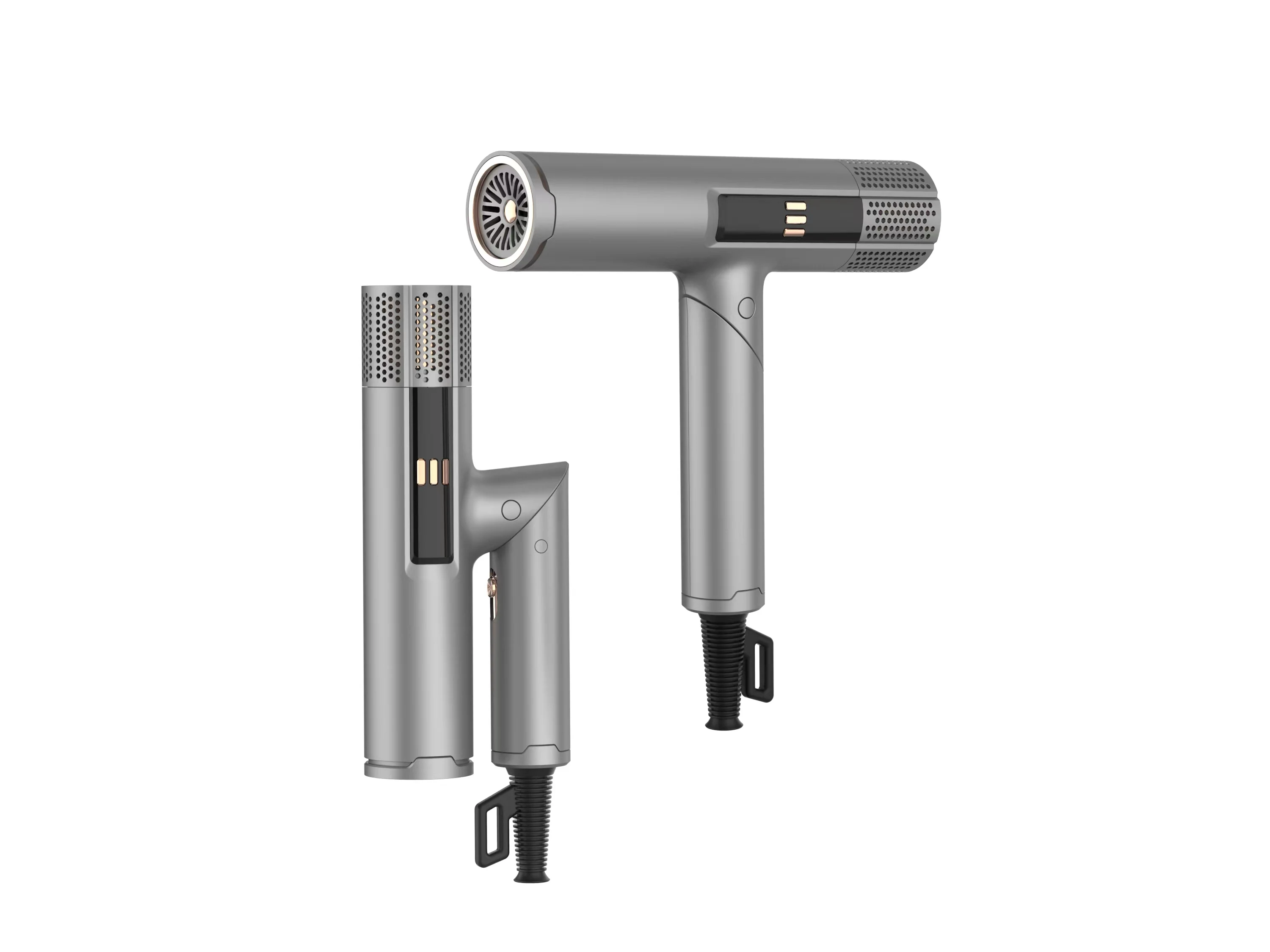 One Step Home Hair Dryer Solon 1600W High Speed Negative Ion Bldc Brushless Hot And Cold Wind leafless Airbrush Hair Dryer