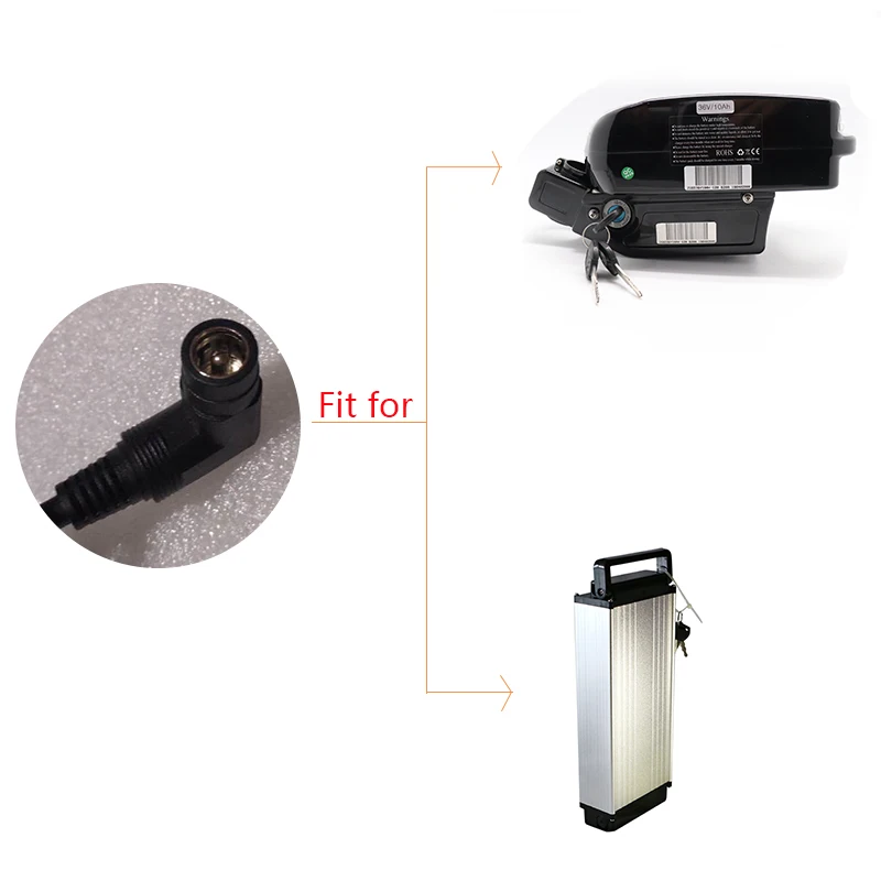 36V 48V Lithium Li-ion Battery Charger for Electric Bike EScooter Bicycle  Lithium Battery Charger 2A 3A AC100~240V