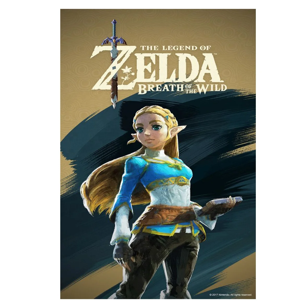 Новый дизайн игры zelda аниме 3D линзовидный постер настенный Декор Печатный Фильм