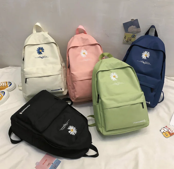 Wholesale waterproof oxford school bags trendy pink girls geometric womens backpacks blank student unisex backpack among us