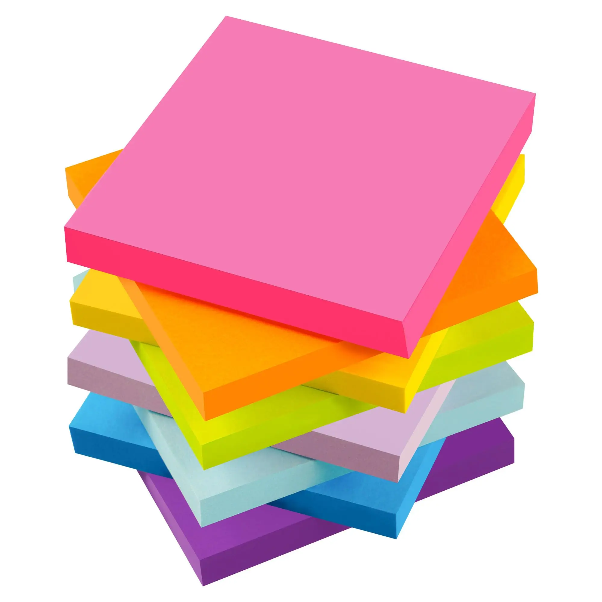 Wholesale Customizable Unique Sticky Notes  Aesthetic Personalized Stationery Reusable  Custom Logo Office Stick Notes