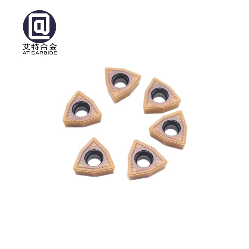 WCMT060308 Tungsten Carbide Inserts CNC Turning Inserts U Drilling Cutter Inserts