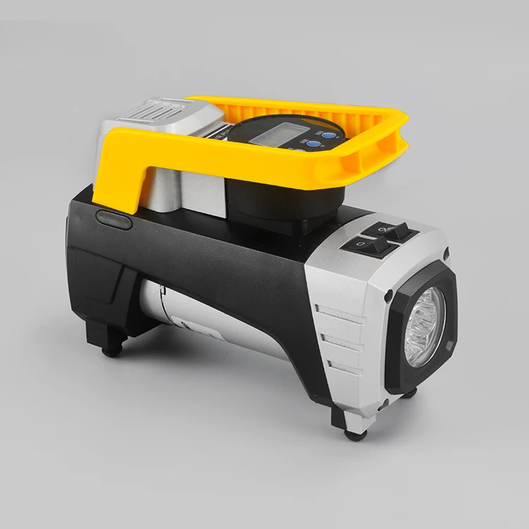 Electric car 12v portable air tire inflator pump cylinder compressor and sata