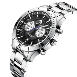 Busigness stainless steel watches  Japan quartz movement man watches silicone japan movement quartz watches
