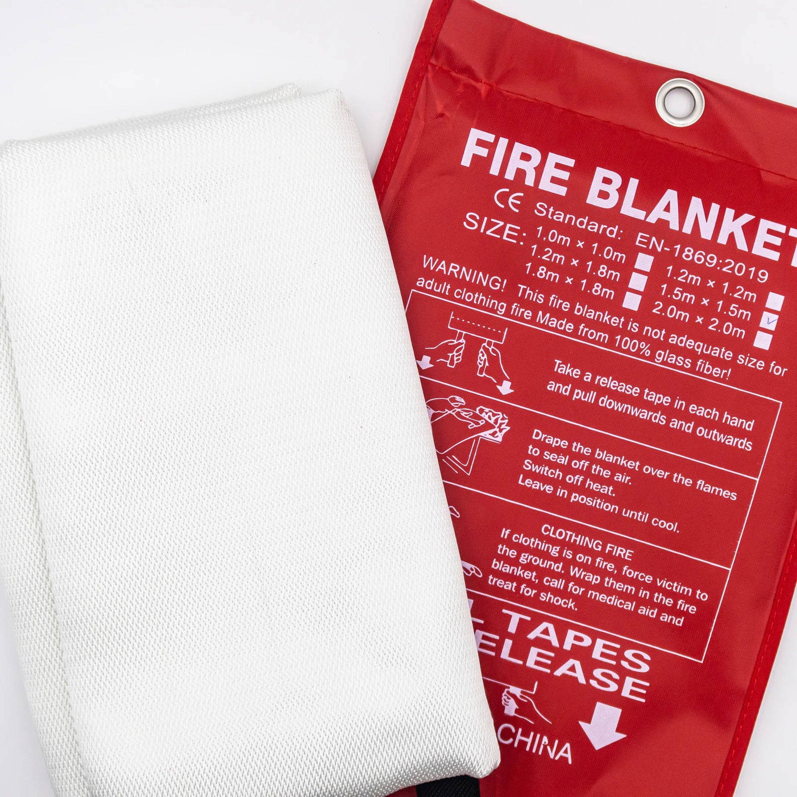 Stock Available welding fire blanket flame retardant fiberglass fire blanket emergency fire blanket for car