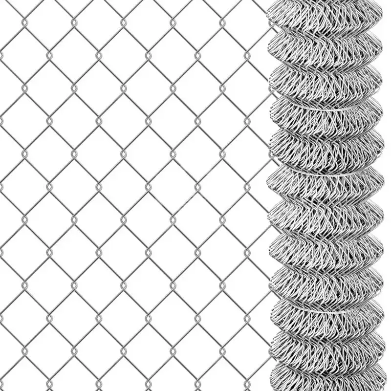 china factory 8 foot Galvanized chain link mesh for fencing in rolls hurricane fence