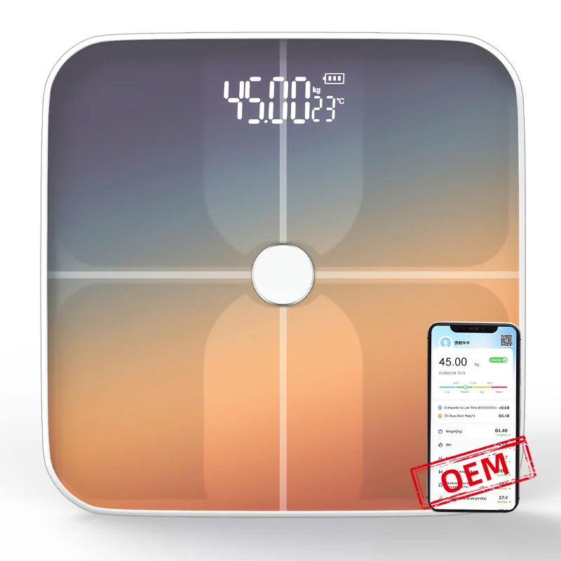 High accuracy  ITO household personal bmi body weight scale bluetooth body fat scale smart digital bathroom scale
