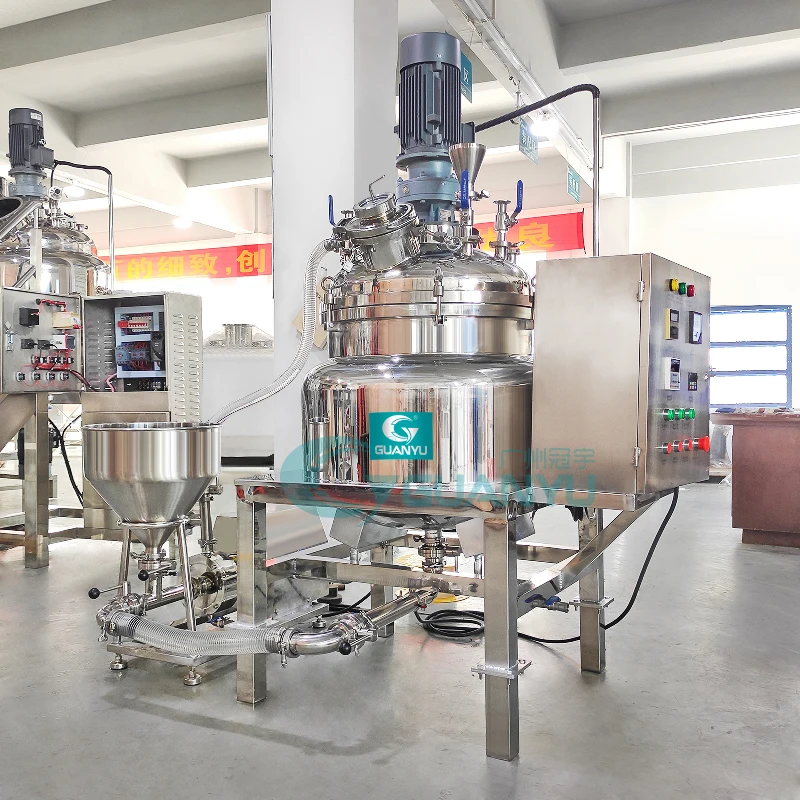 100L 300L vacuum high pressure stainless steel reactor cream paste mixing tank continuous stirred tank reactor