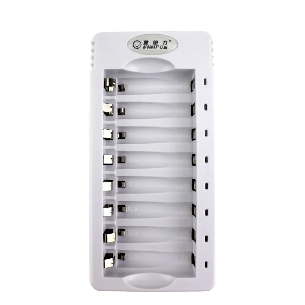 8 slot charger LED Shows 1.2V AA AAA Ni-MH Ni-CD Battery Charger with USB cable for digital products