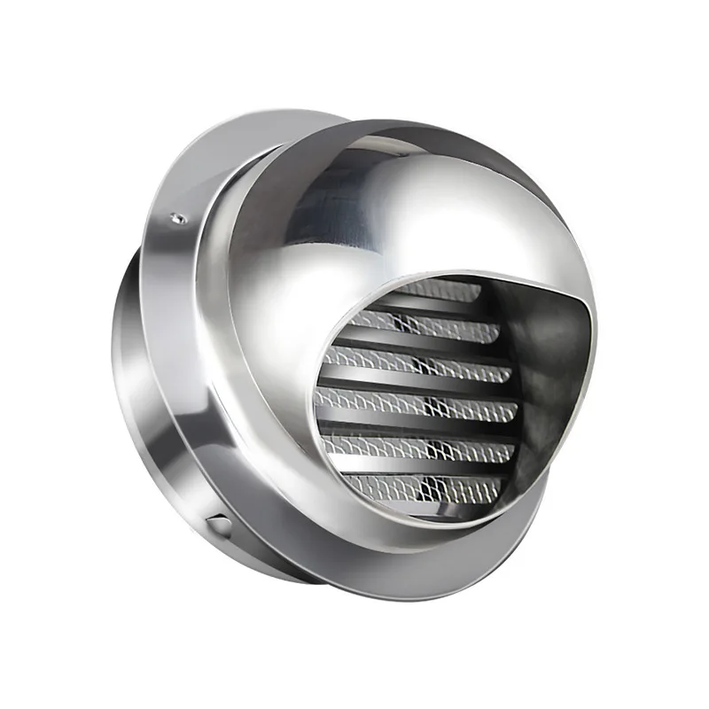 Customized Logo 100mm 4 Inch Stainless Steel Wall Round Air Vent Diffuser Waterproof Air Vent Cover Diffuser