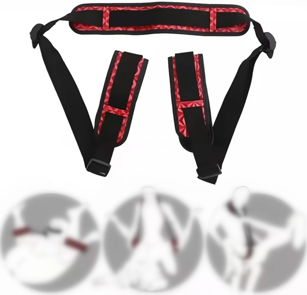 Nylon Sex Swing with Triangle Frame Sling Swing Sex Toys for Couple Sex Swing Set BDSM Japanese Bondage Suit Adult SM