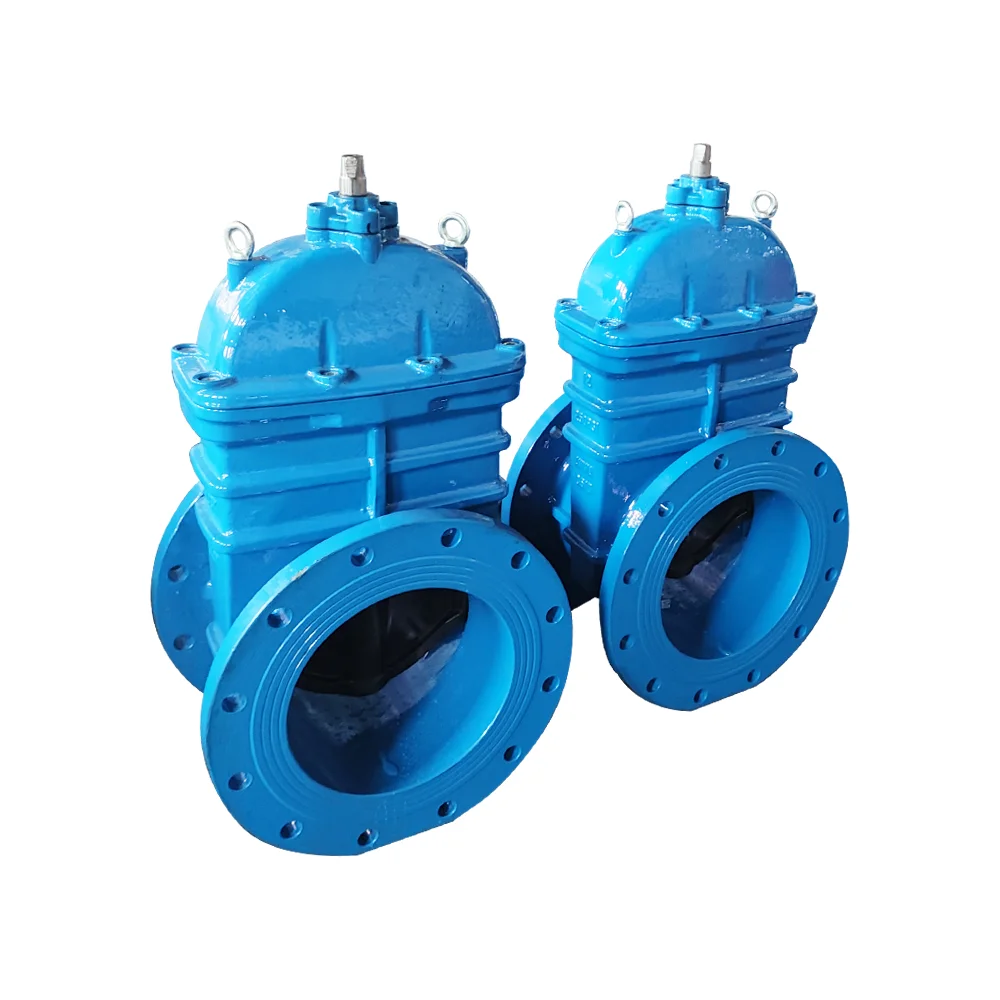 BS5163 DIN3202 3352 F4/F5 SABS663 Ks JIS5K 10K OS & Y Nrs из чугуна упругий резиновый фланцевый клапан