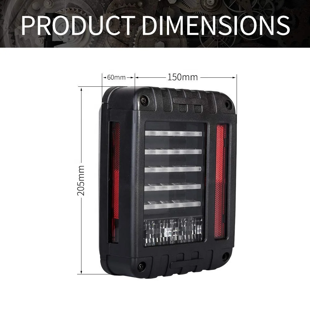 Задние фонари для Wrangler JK светодиодные задние Jk Jeep wrangler JK/JKU