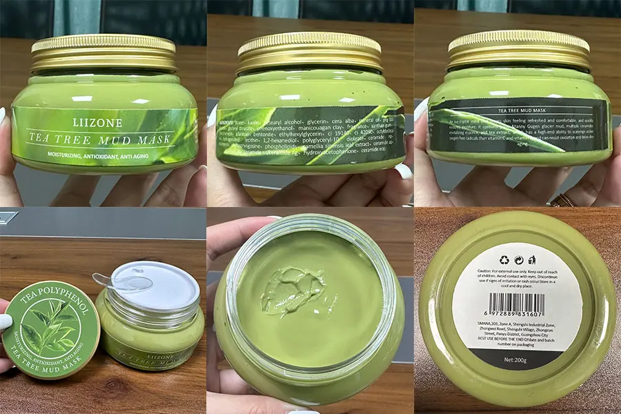 Own Logo Private Label Skincare Natural Green Tea Peeling Peel Off Clay Facial Face Skin Care Multi Fragrances Mud Mask