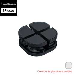 Flexible Silicone Cable Winder USB Cable Organizer Wire Cord Management Cable Clip Holder For Mouse Headphone Earphone