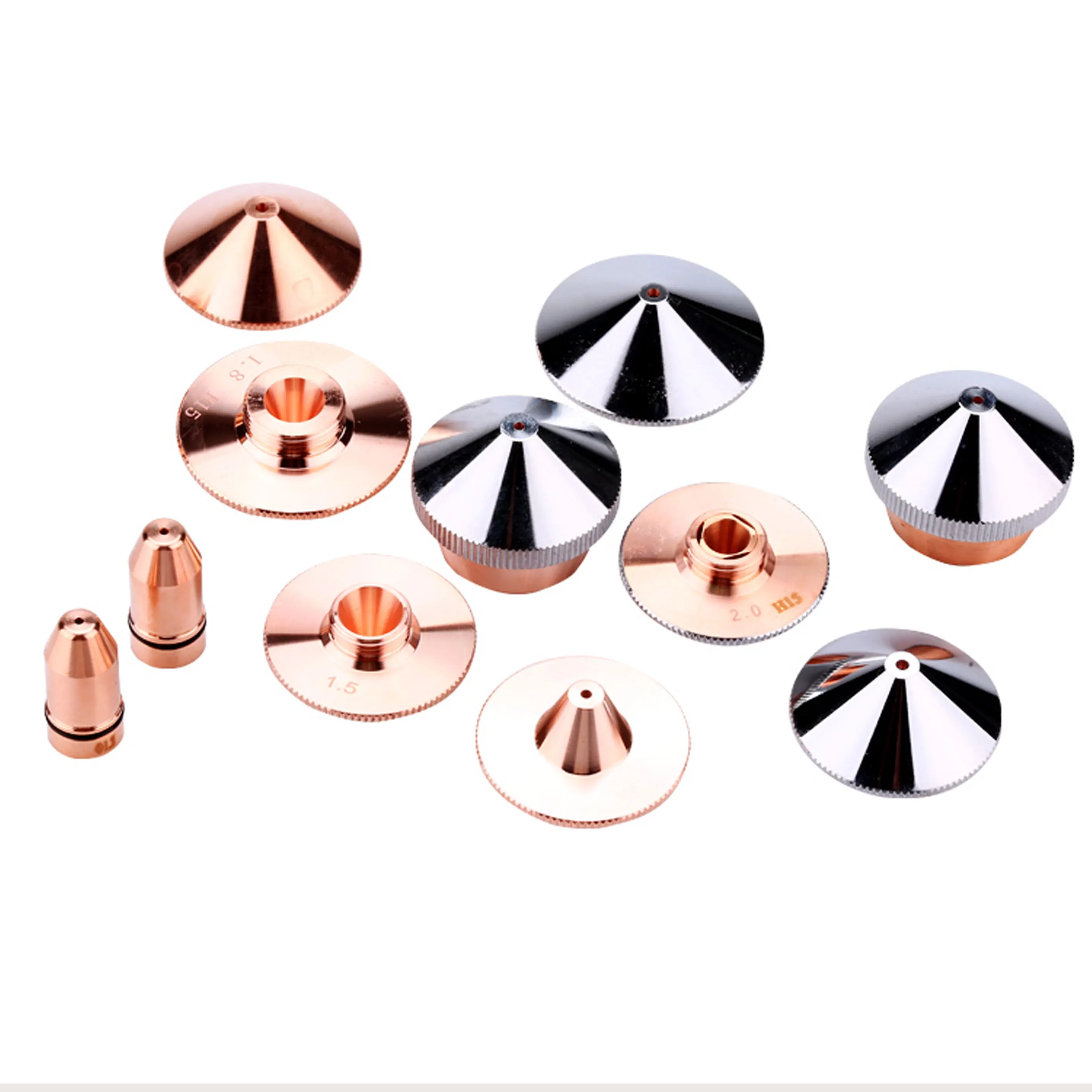 Wear Resistant Explosive Diameter 28*15h 2.0 Single Layer Cutting Nozzle for Laser Cutting Machine