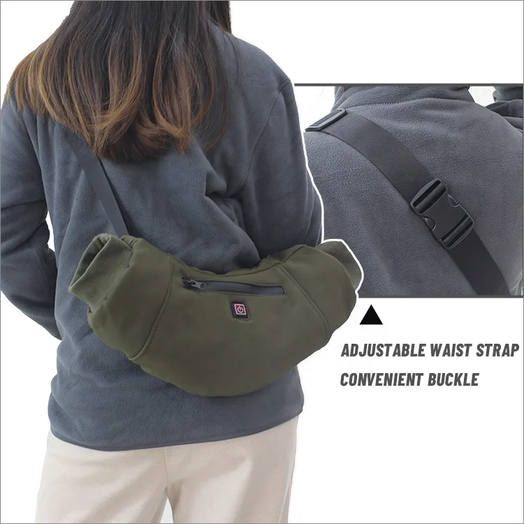 USB Electric Heating Hand Warmer Pouch for Winter Outdoor Hunting