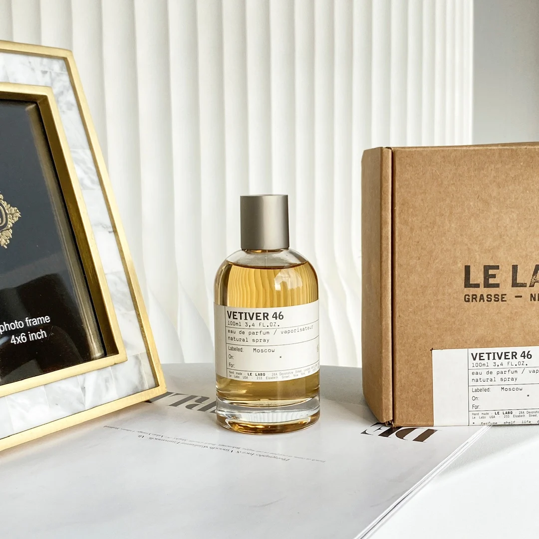 LE LABO Vetiver 46 Perfume Unisex Eau De Parfum 100 ml / 3.4 Oz Men Women Fragrance Long Lasting Spray High Quality