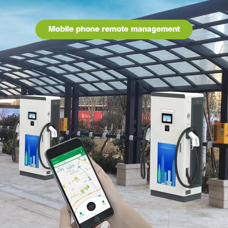DC EV Charger Fast Charging DC 80KW 100KW Double Guns Charging EV Charger 120kw Station for Electric Vehicle