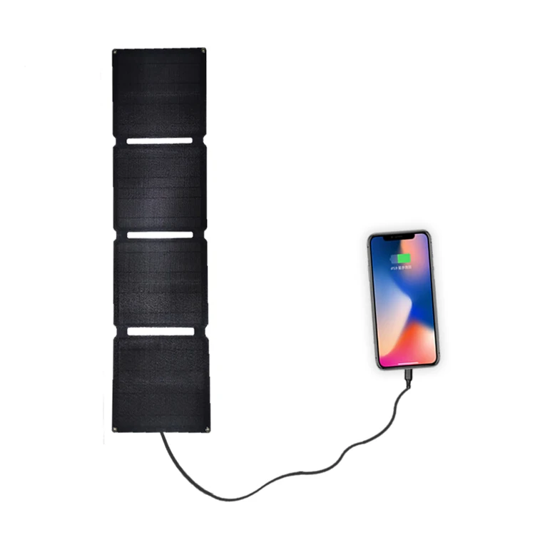 Custom 48W Foldable Solar Mobile Charger Portable Solar Panel with Dual USB Controller for 5V Devices