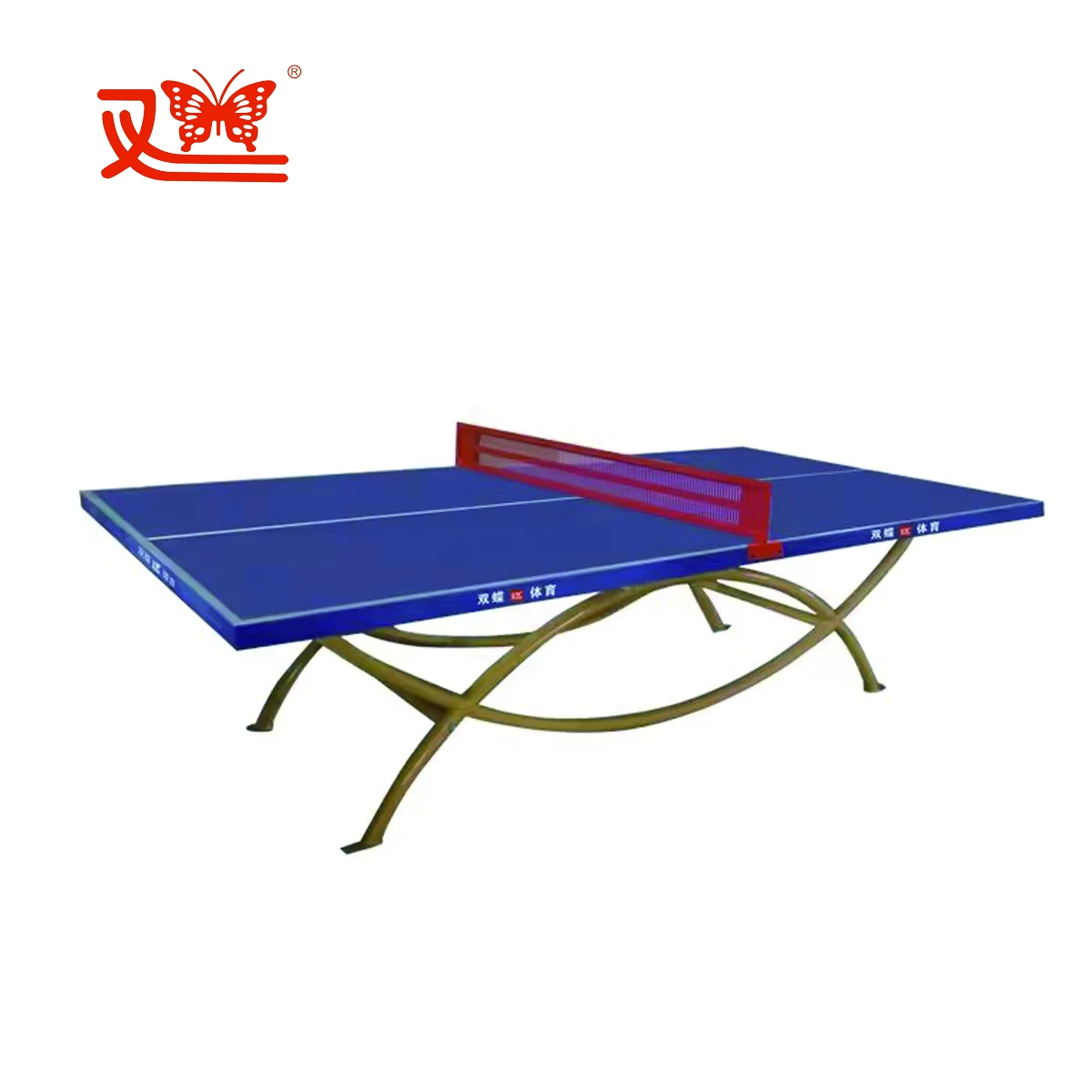 China  manufacture direct sale SMC double arched outdoor table tennis table waterproof pingpng table