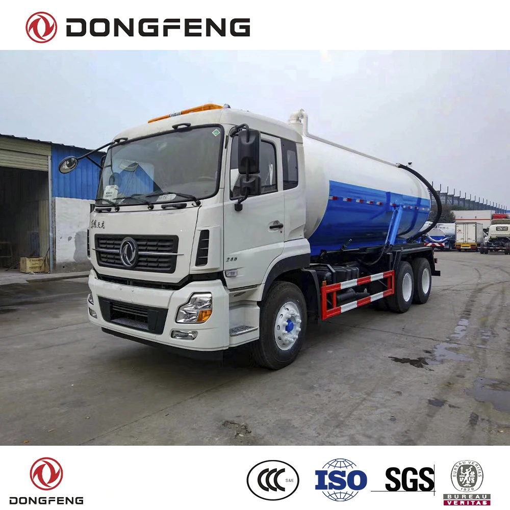Dongfeng 6x4 RHD 15000 литровый вакуумный резервуар