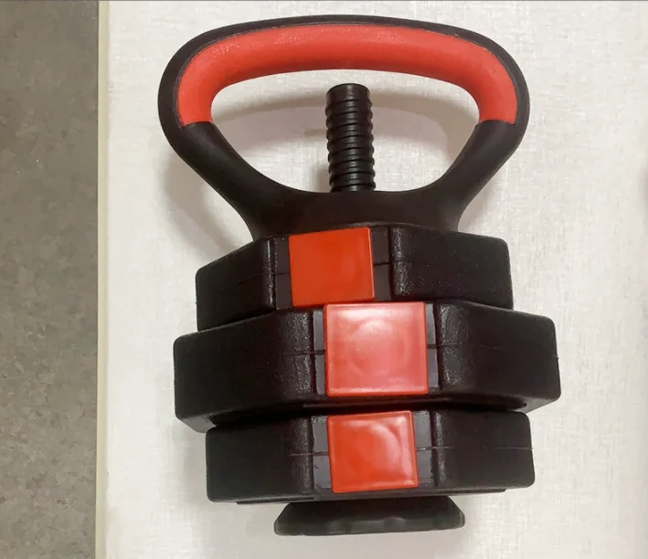 3 In 1 Hex Plates Weight Adjustable Barbell Kettlebell And Dumbbell Set