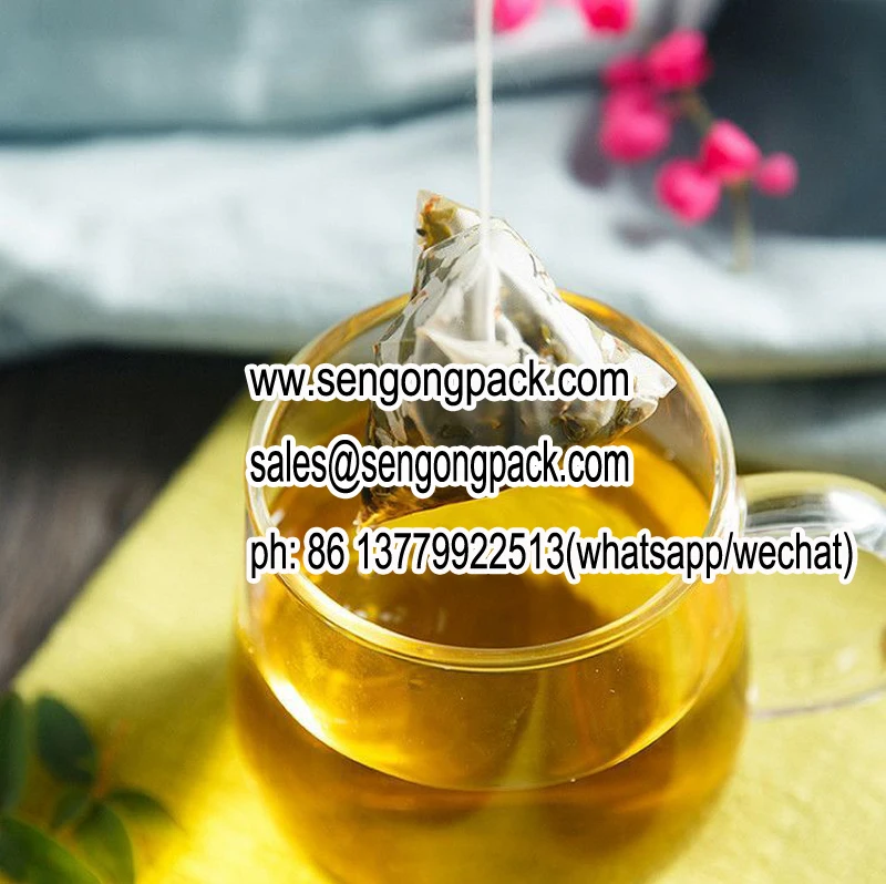C28DX automatic seal corn fiber black  tea bag packaging machine