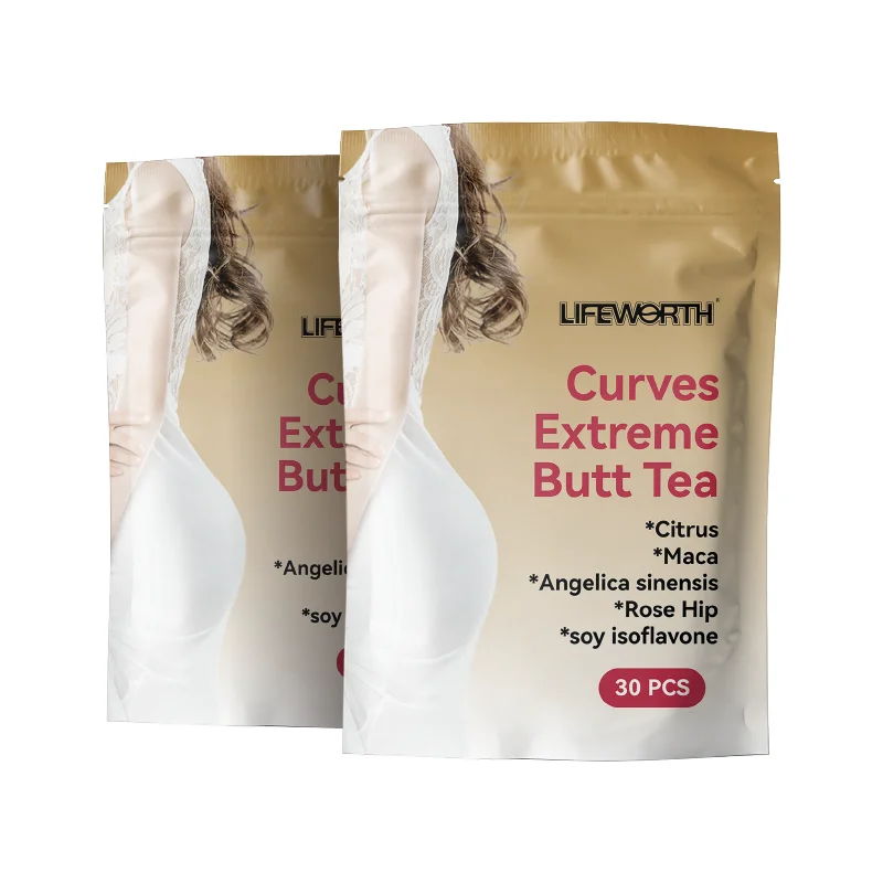 LIFEWORTH Chinese Herbal Maca Organic Fattening Big Buttocks and Breast Tea in 3 Days for Women