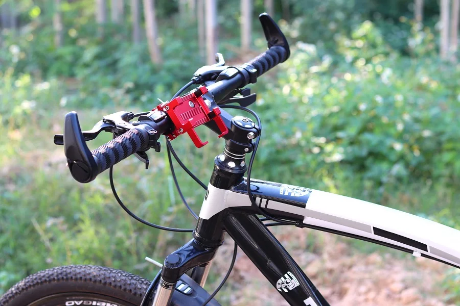 Superbsail 360 Degrees Rotation Corrosion Resistant Aluminum Bicycle Mobile Phone Holder For Bike Electric Scooter Motor Cycles