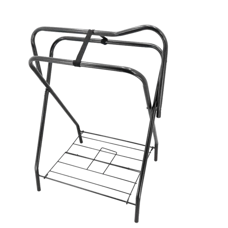 Saddle Rack Horse Equipment Horse Saddle Rack Portable Standing Horse Saddle Rack