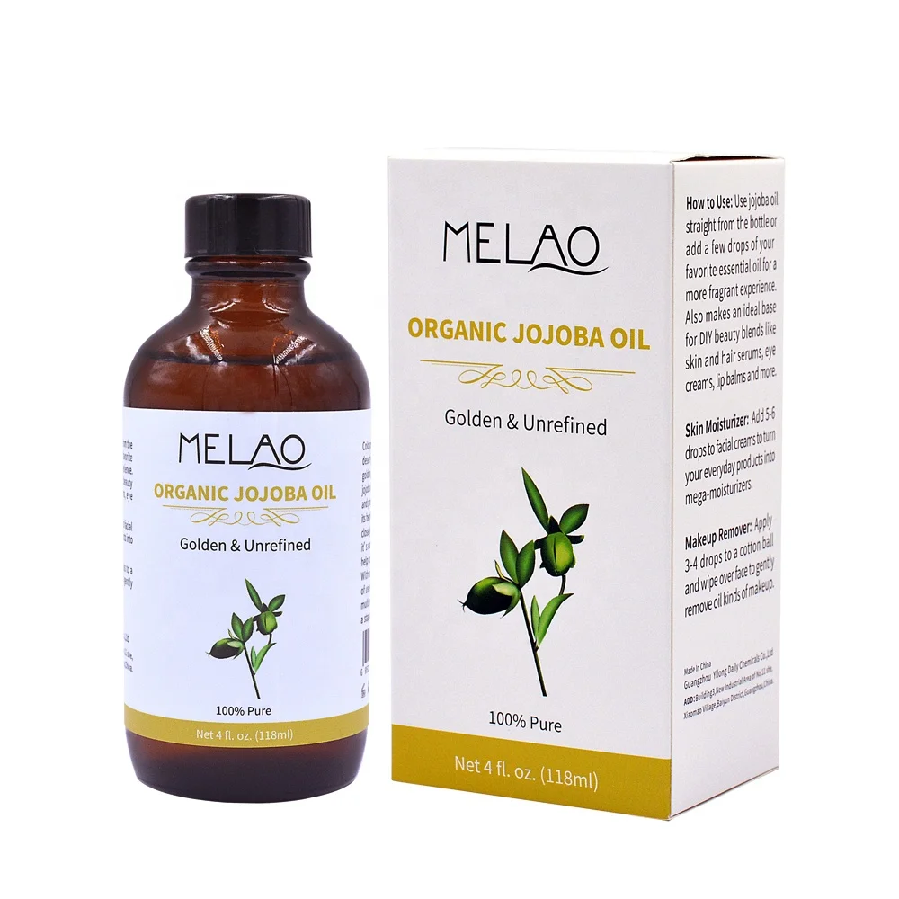 Масло жожоба MELAO холодного прессования для сухой и жирной кожи, акне, волнистые волосы оптом
