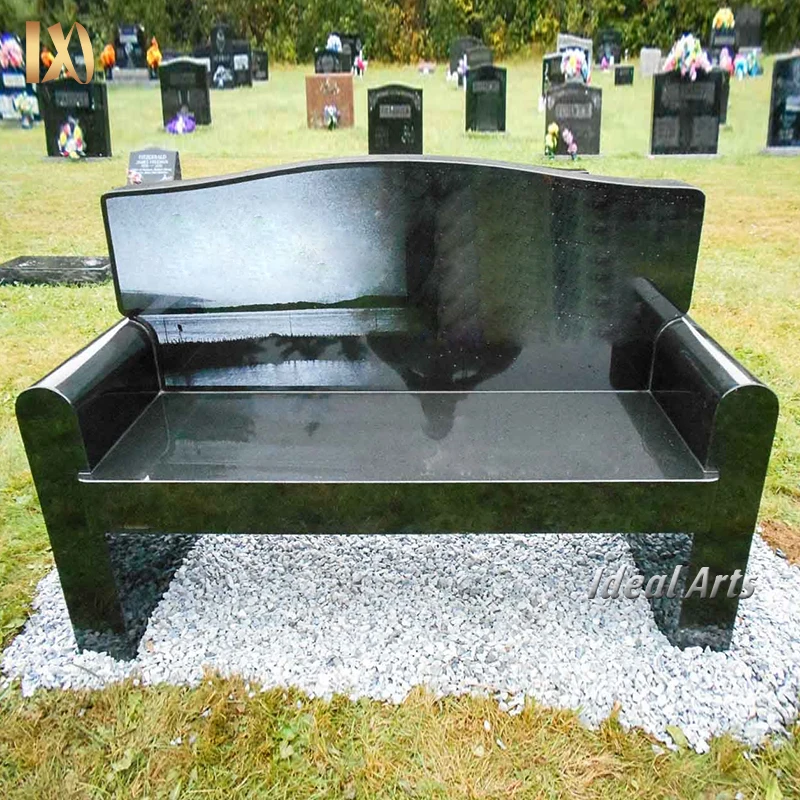 Custom Hand Carved Natural Granite Marble Bench Granite Tombstone
