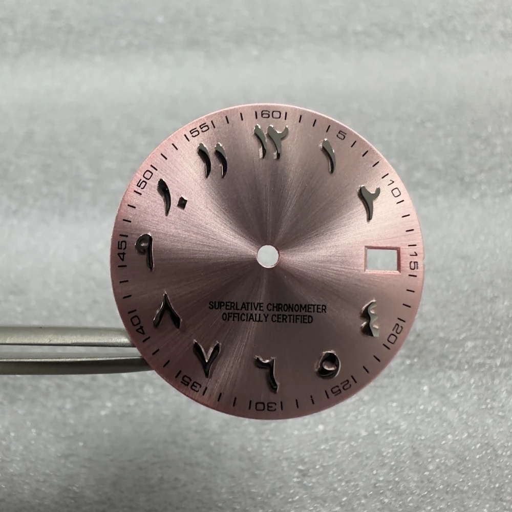 New Product Explosion NH35 Dial 28.5MM No Logo Arabic Numerals Dial For NH36  Movement Watch Accessories Watchmaker Repair Parts